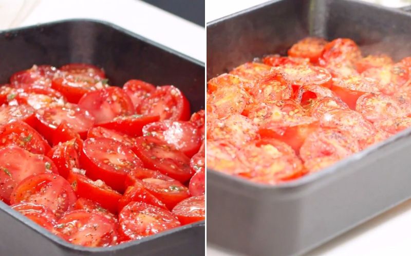 Nướng cà chua