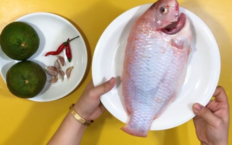 Ingredients for Red Snapper with Orange Sauce