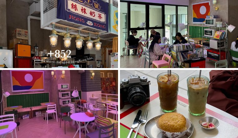 Trải nghệm quán cà phê kiểu Hồng Kông mới toanh tại quận 7