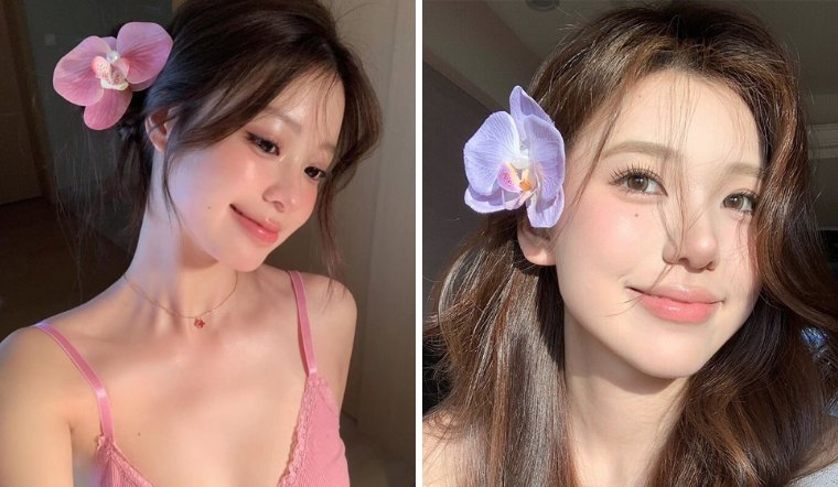 Phong cách trang điểm hoa lan hồ điệp cực thơ