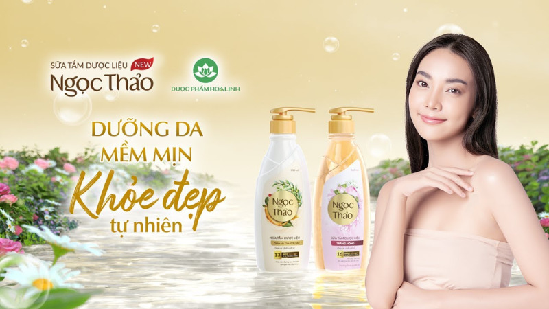 Sữa tắm Ngọc Thảo là sản phẩm thuộc công ty dược phẩm Hoa Linh