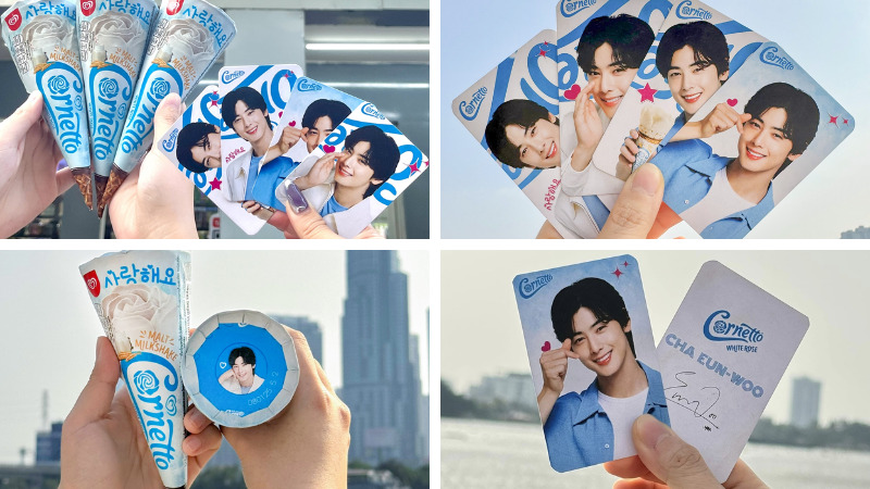 Cơ hội sưu tầm được card bo góc độc quyền có hình ảnh của nam thần Cha Eun-Woo