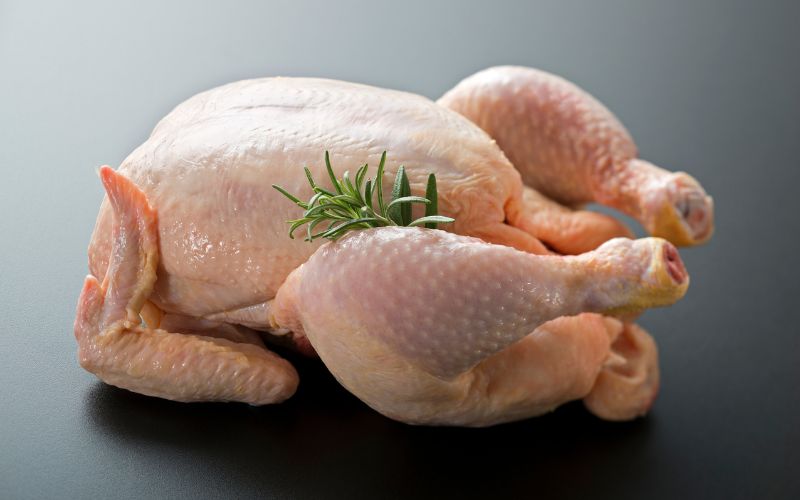 Nhiệt độ nấu chín thịt gà