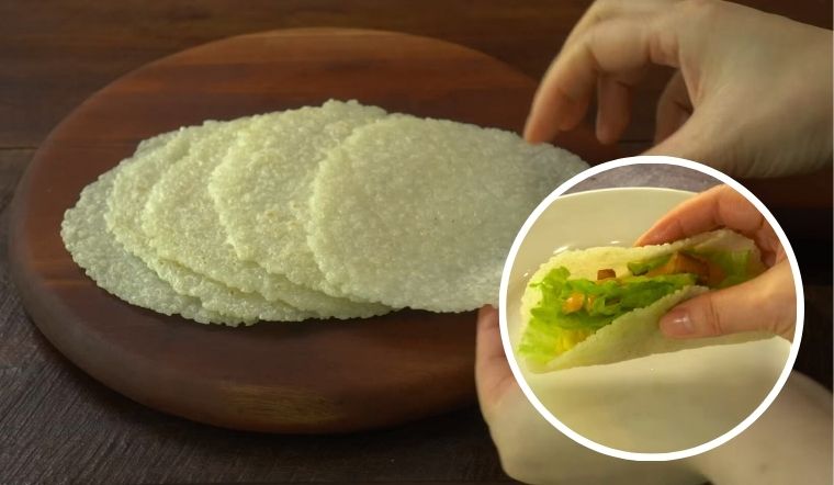 Mách bạn cách làm bánh Tortilla gạo đơn giản, ai làm cũng được