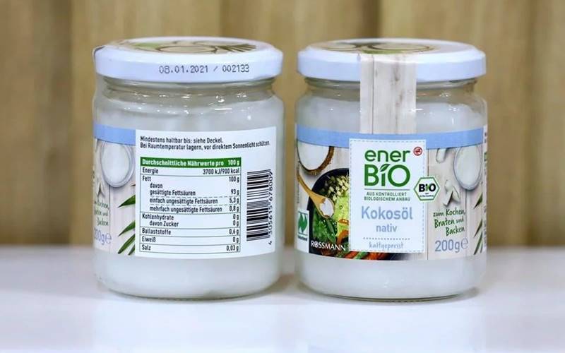 Dầu dừa hữu cơ enerBiO Bio Kokosöl