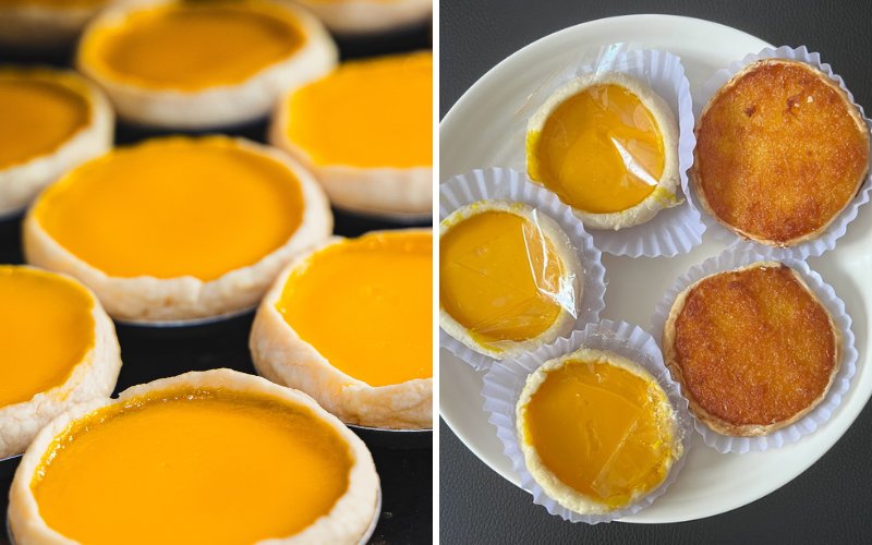Hồng Phát luôn mang đến cho thực khách những chiếc bánh tart hoàn hảo với lớp vỏ mỏng, giòn tan cùng phần nhân trứng vàng ươm