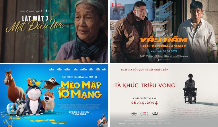 Lễ 30/4 - 1/5, nhiều phim hay ra rạp chờ bạn thưởng thức