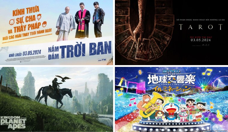 Tháng 5/2024 sẽ có những phim điện ảnh nào ra rạp?