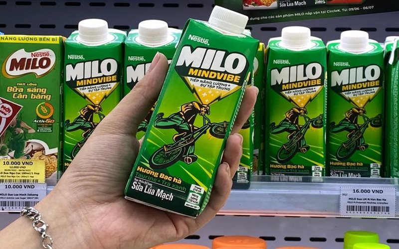 Sữa lúa mạch Milo Dynamite hương bạc hà