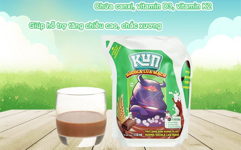 Sữa dinh dưỡng socola lúa mạch LiF Kun