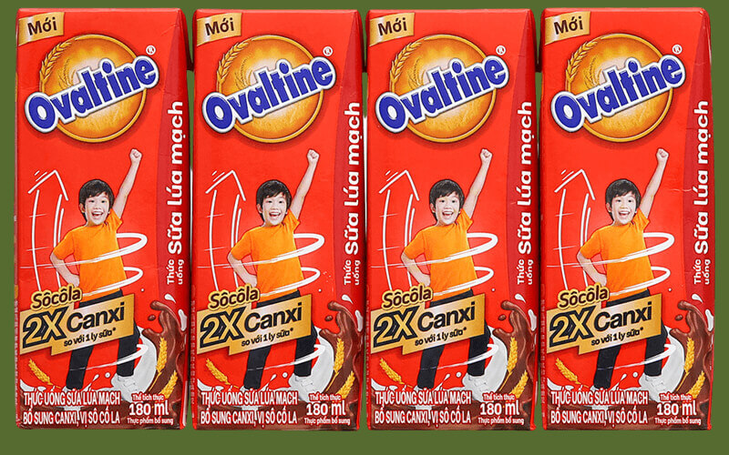 Sữa lúa mạch vị socola Ovaltine