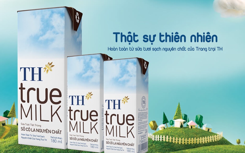 Sữa tươi tiệt trùng socola TH true MILK