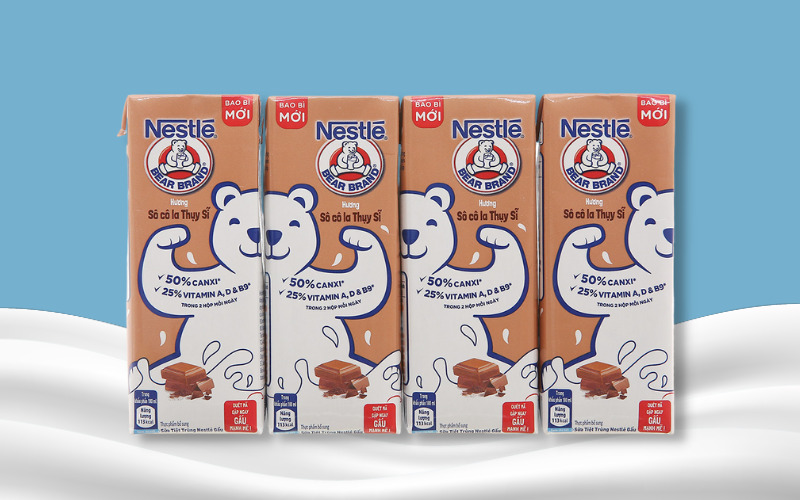 Sữa Nestle gấu Socola