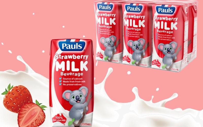 Sữa Tươi Pauls Hương Dâu