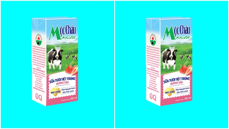 Sữa tươi tiệt trùng Mộc Châu hương dâu
