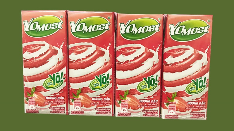 Sữa tươi uống Yomost hương dâu