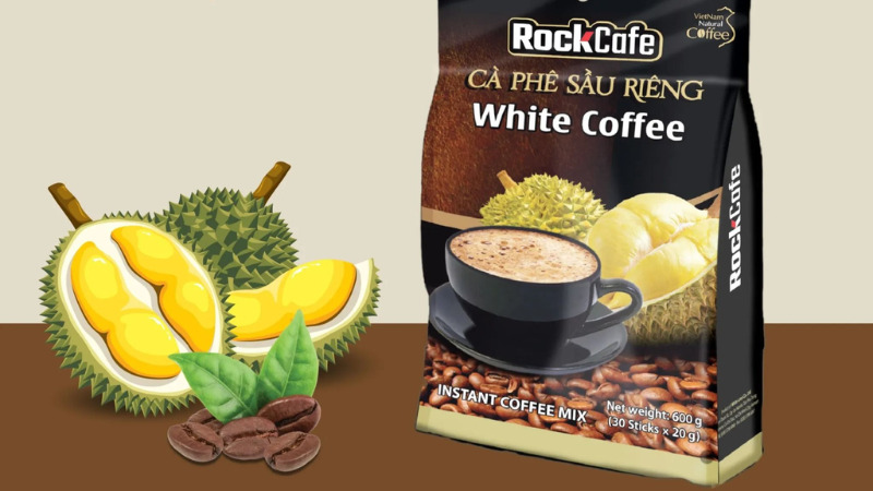 RockCafe - Cà phê Sầu riêng White Coffee