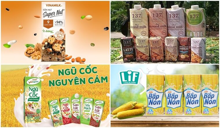 Top 10 thương hiệu sữa hạt ngon, chất lượng được yêu thích tại Việt Nam