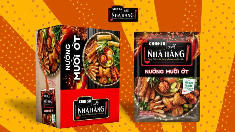 Xốt nướng muối ớt CHIN-SU là xốt gia vị hoàn hảo dành cho món nướng