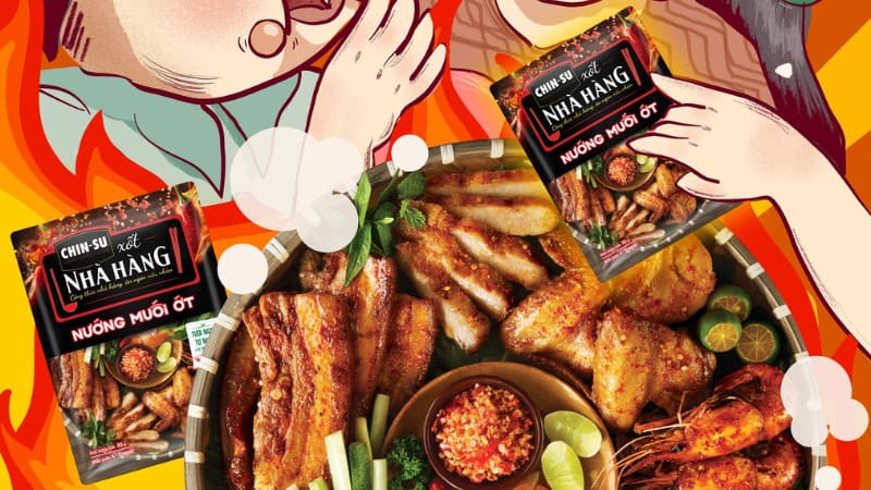 Xốt nướng muối ớt CHIN-SU tăng nhiệt cho mọi bữa tiệc