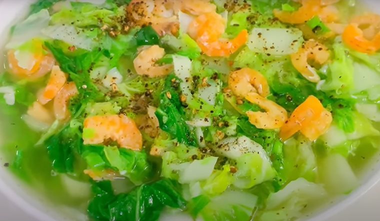 Cách làm món canh cải bẹ dún nấu tôm khô ngon ngọt, dễ làm tại nhà