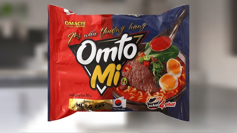 Mì nấu Omtomi bò cay