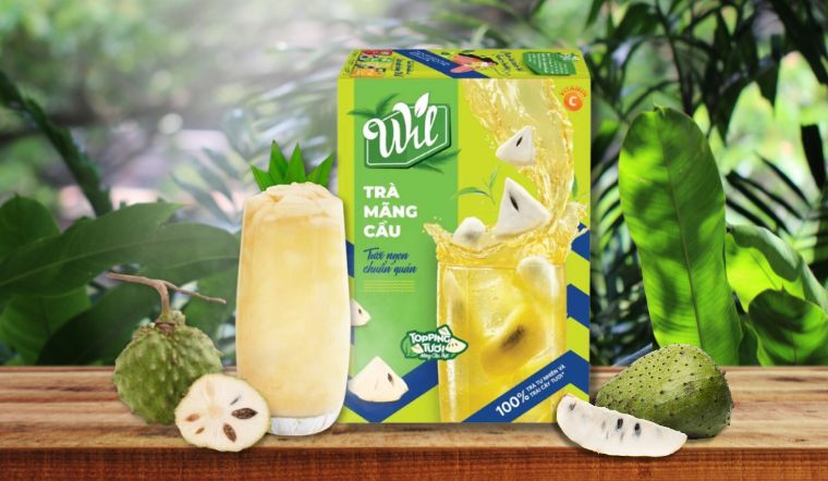 Mát lạnh ngày hè với trà mãng cầu topping tươi Wil