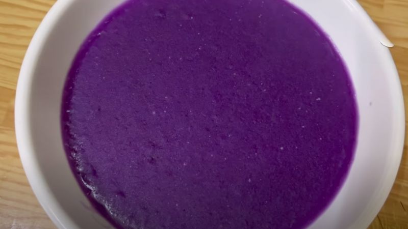 Purple yam dessert