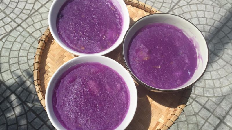 Purple yam dessert final product