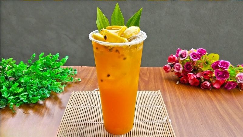 Jackfruit and Passion Fruit Iced Tea