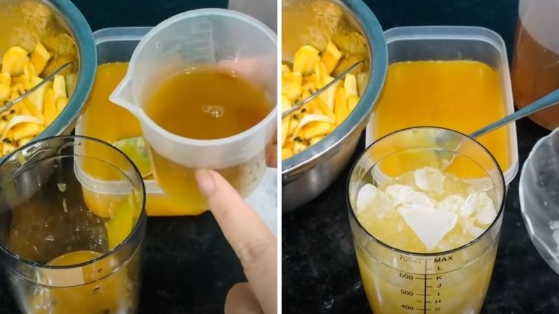 Mixing the Iced Tea