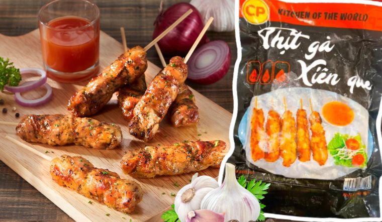 Thưởng thức trọn vị gà tươi ngon từ thịt gà xiên que C.P 