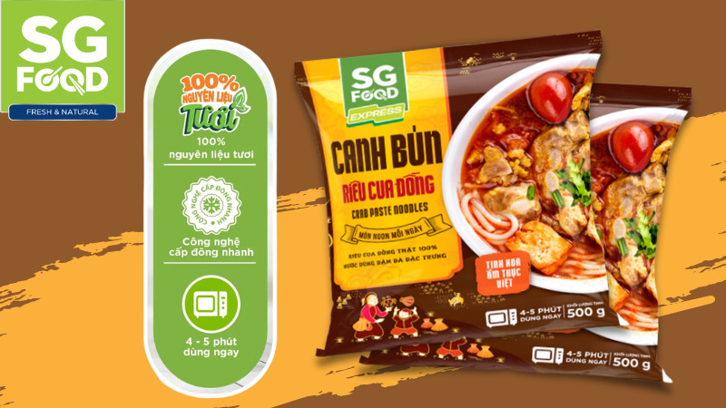 Canh bún riêu cua đồng Sài Gòn Food có gì đặc biệt?