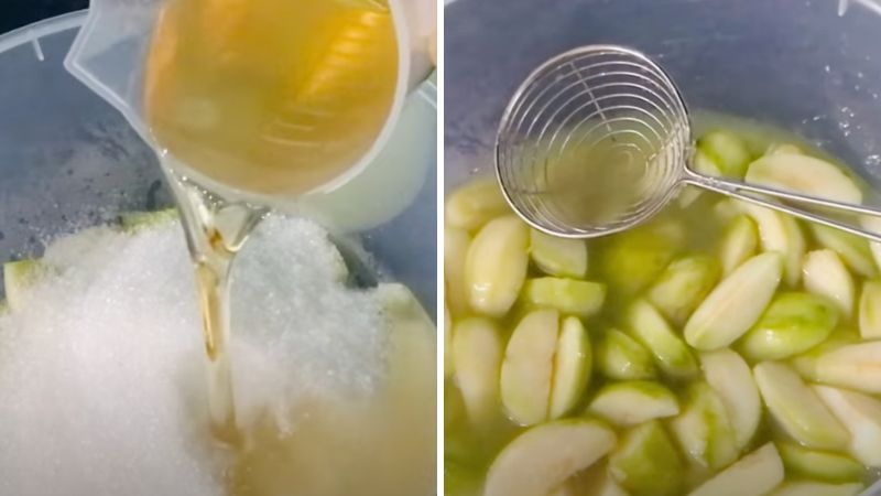 Soak the Mangoes in Sugar