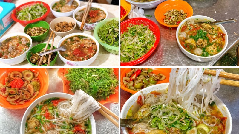 Bún sung chợ Diên Hồng