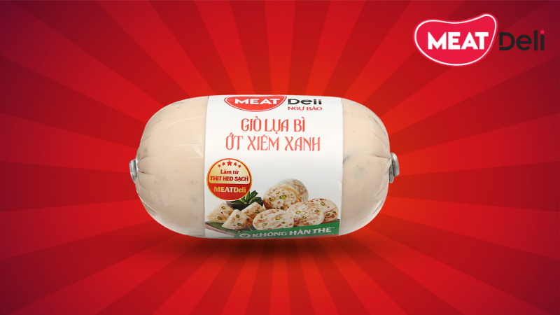 Giò lụa bì ớt xiêm xanh Meat Deli có gì đặc biệt?