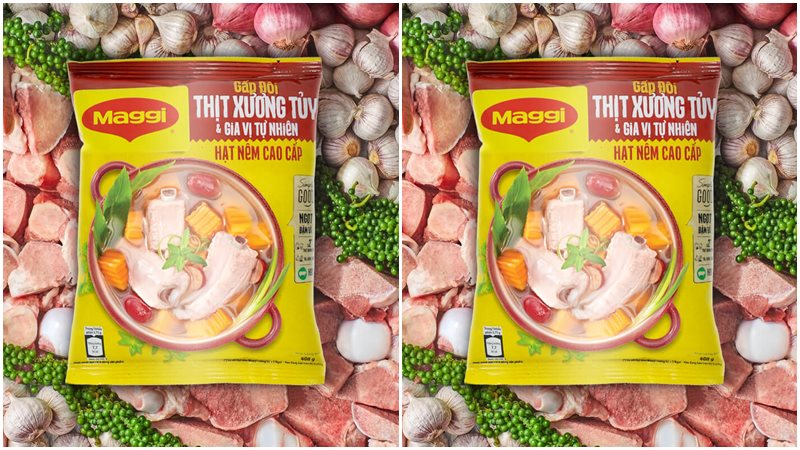 Hạt nêm Maggi cao cấp gấp đôi thịt xương tủy
