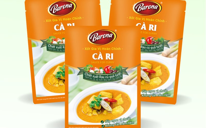 Xốt gia vị hoàn chỉnh cà ri Barona