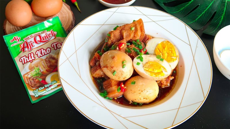 Gia vị nêm sẵn thịt kho tàu Aji-Quick Gia vị nêm sẵn thịt kho tàu Aji-Quick