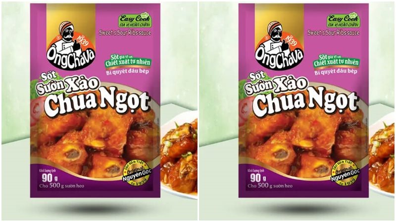 Sốt sườn xào chua ngọt Ông Chà Và