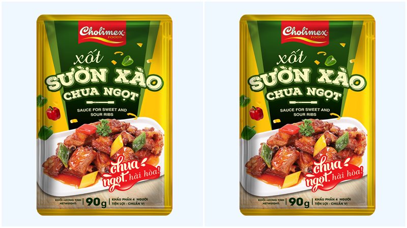 Sốt sườn xào chua ngọt Cholimex