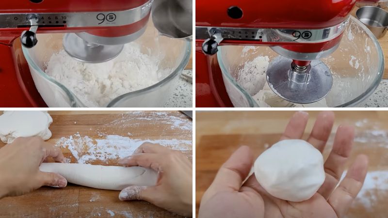 Mixing and shaping the dough