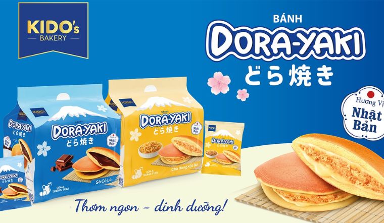 Kido's ra mắt bánh Dora-Yaki mang đến hương vị bánh rán Nhật Bản chính hiệu