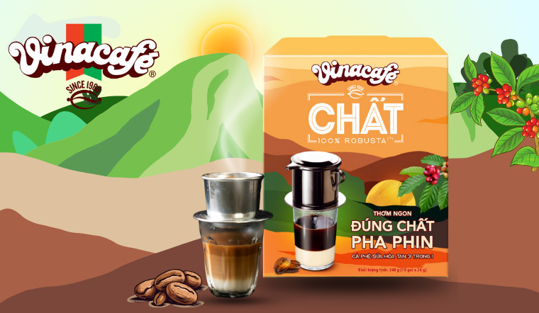 Thưởng thức cà phê sữa đá chuẩn vị với Vinacafé Chất sữa đá 3in1