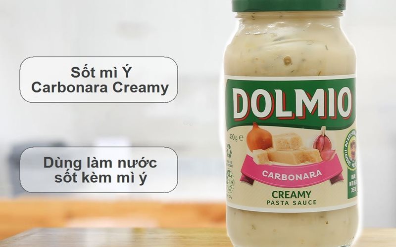 Sốt Mì Ý Carbonara Creamy Dolmio