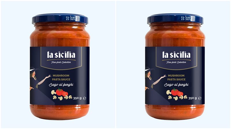 Sốt Spaghetti Cà Chua Nấm La Sicilia