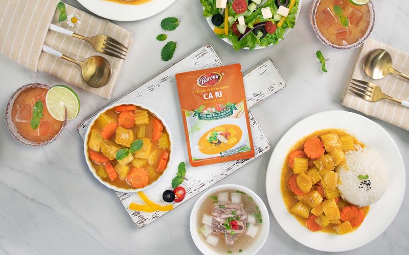 Xốt gia vị hoàn chỉnh cà ri Barona