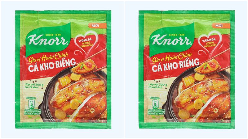 Gia vị hoàn chỉnh cá kho Knorr