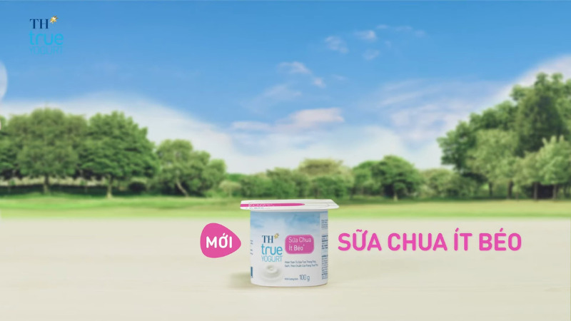  Sữa chua TH True Milk ít béo, ít đường bổ sung lợi khuẩn tốt cho hệ tiêu hóa