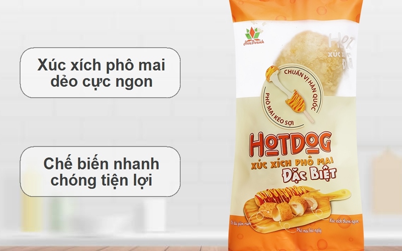 Xúc xích phô mai Hoa Doanh Xúc xích phô mai Hoa Doanh